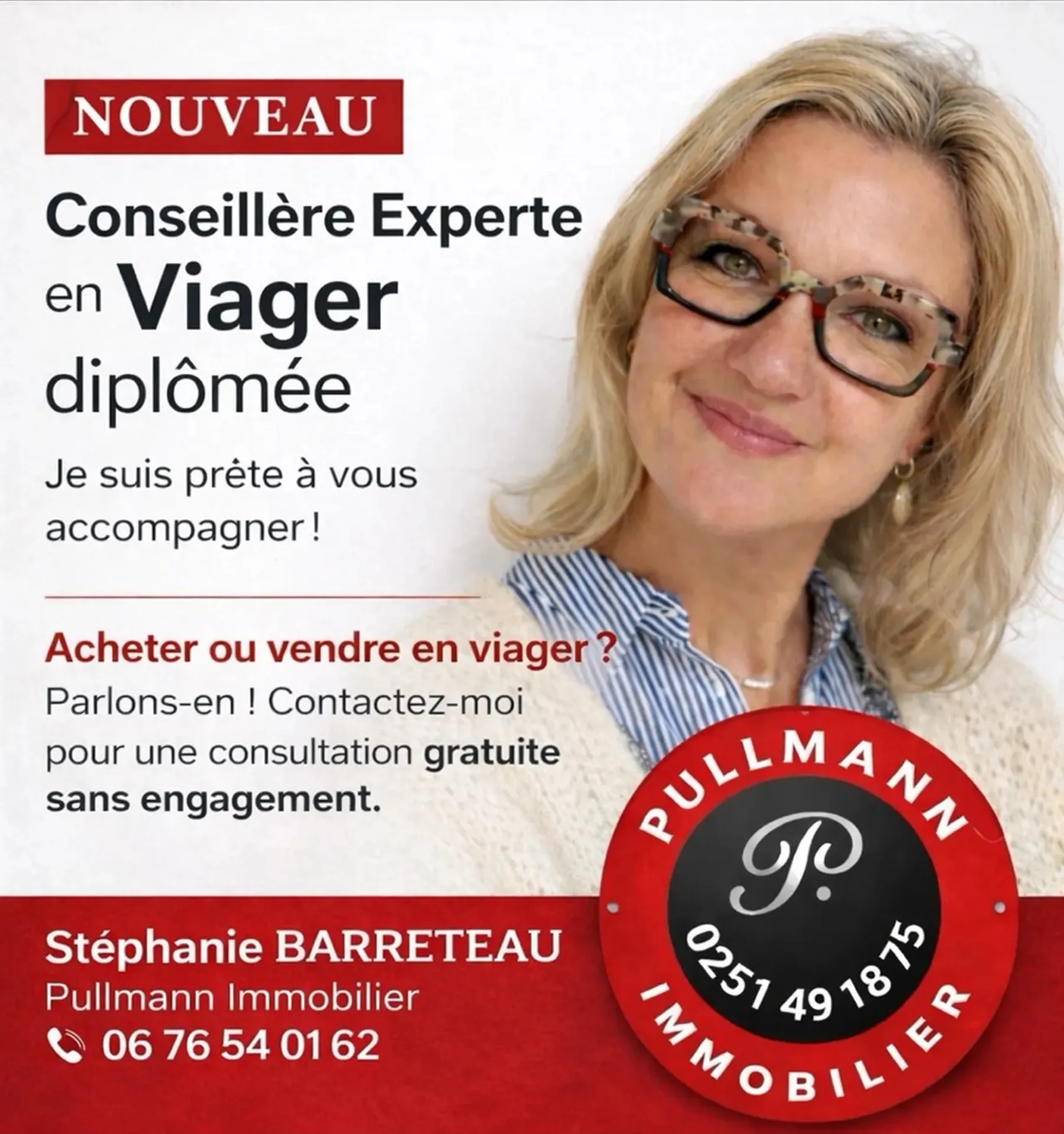 VIAGER NOUVELLE CONSEILLERE Pullman immobilier